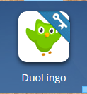 DuoLingo App Image, Link to DuoLingo